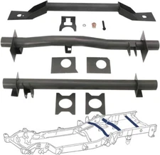 Front&Rear Tank Support&Upper Shock Mount Crossmember Fit 99-06Chevy Silverado