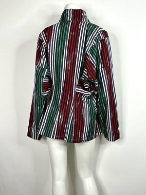 Vtg NEW VIVIENNE WESTWOOD GREEN RED STRIPE TOP 40 S | eBay