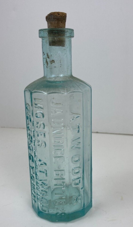 Vintage Atwood's Jaundice Bitter Moses Atwood Mass. Bottle eBay
