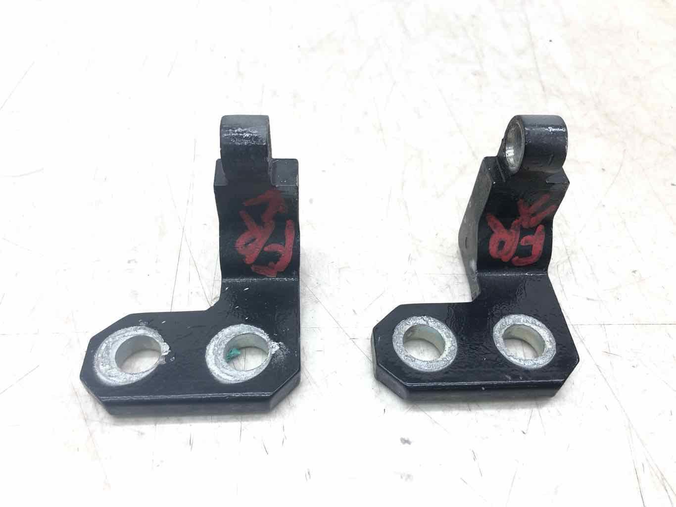 2011 BENTLEY CONTINENTAL RIGHT UPPER & LOWER DOOR HINGE SET BELUGA BLACK