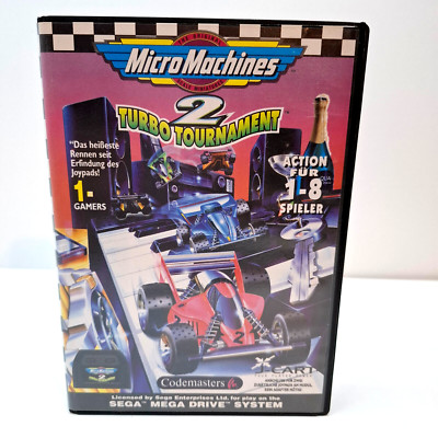 Micro Machines 2 - SEGA Mega Drive (mit OVP) - PAL - Codemasters - 12226009