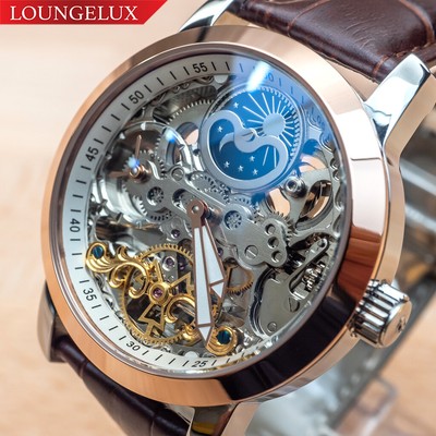 skeleton moonphase watch