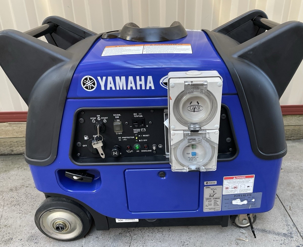 Yamaha EF3000iSE 3KVA inverter generator, Key Start | eBay