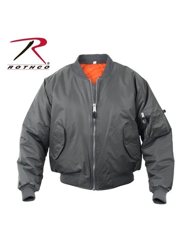 Rothco MA-1 Giacca da volo GunMetal Grigio 7350 7351 - Foto 2 di 8