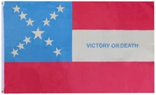 Victory or Death CSA 1st 3'X5' Flag Rough Tex® 100D BANNER W/ GROMMETS EYELETS