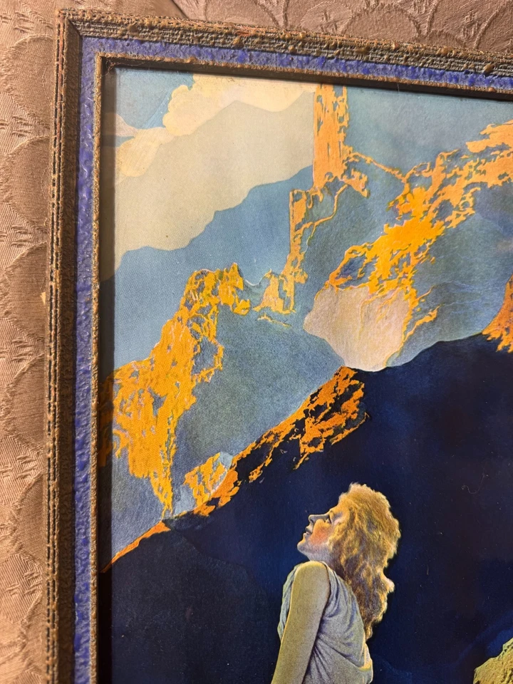 Antiguo Maxfield Frederick Parrish (1870 - 1966) "Wild Geese" Reinthal & Newman Foto 2 de 4