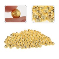 100 StüCke Handwerk Perlen Wiederverwendbare Spacer Perlen Schmuck Keychain Diy