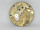 CURIOUS E. HOWARD SERIES III SWISS FAKE POCKET WATCH MOV'T & DIAL, INCOMPLETE — photo 3