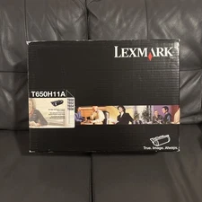 Lexmark T650H11A High Yield Print Cartridge New in box. Tab still on! 