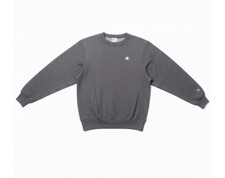 Champion Unisex Eco Authentic Gray Crewneck Sweatshirt Size Small S