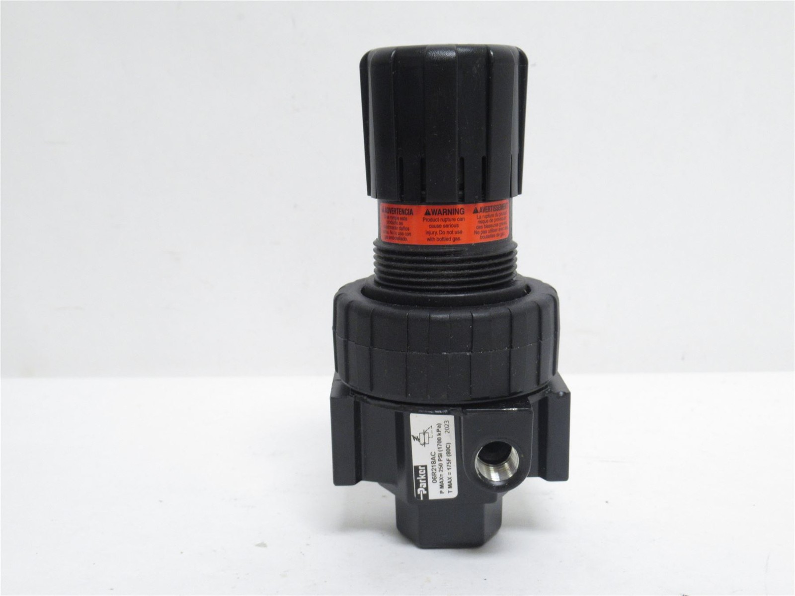 238828 New-No Box; Parker 06R218AC Air Regulator; 3/8NPT; 90CFM; 2-125PSI