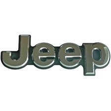 Rear Liftgate Emblem Silver Logo Badge For Jeep Grand Cherokee Wk 2014-2022
