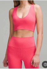 Lululemon Size S/M Bend This Scoop and Cross Bra Light Support, A-C Cups, New