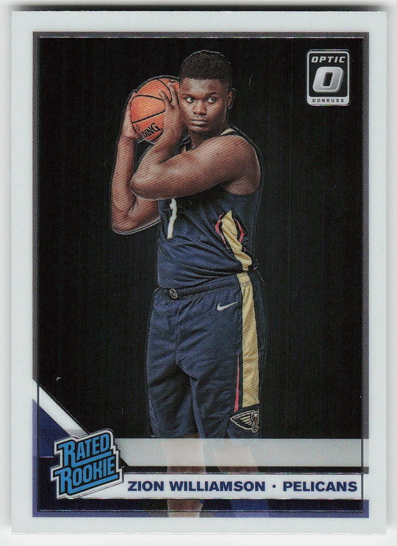 2019-20 Donruss Optic #158 Zion Williamson BASKETBALL New Orleans Pelicans