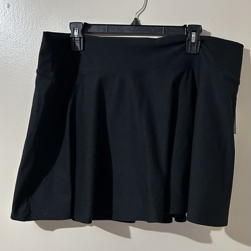 Old Navy Women’s Skirt Skort Black XXL High Rise Active Could+ Go Dry Tennis NWT - Picture 2 of 10