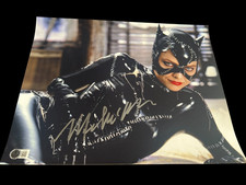 MICHELLE PFEIFFER SIGNED AUTOGRAPH 11x14 BATMAN RETURNS CATWOMAN BECKETT BAS D
