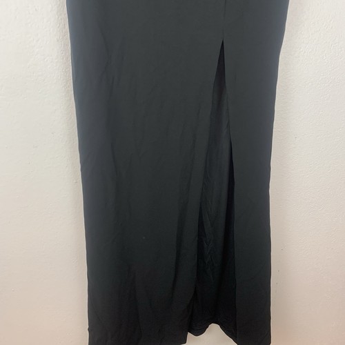 Lulus Dress Womens XL Sultry Persona Maxi Dress Lace Bustier Slit Strapless New - Picture 4 of 9