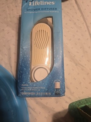 Lifelines Shower Diffuser ClickWick Essential Oil Blend New Aromatherapy