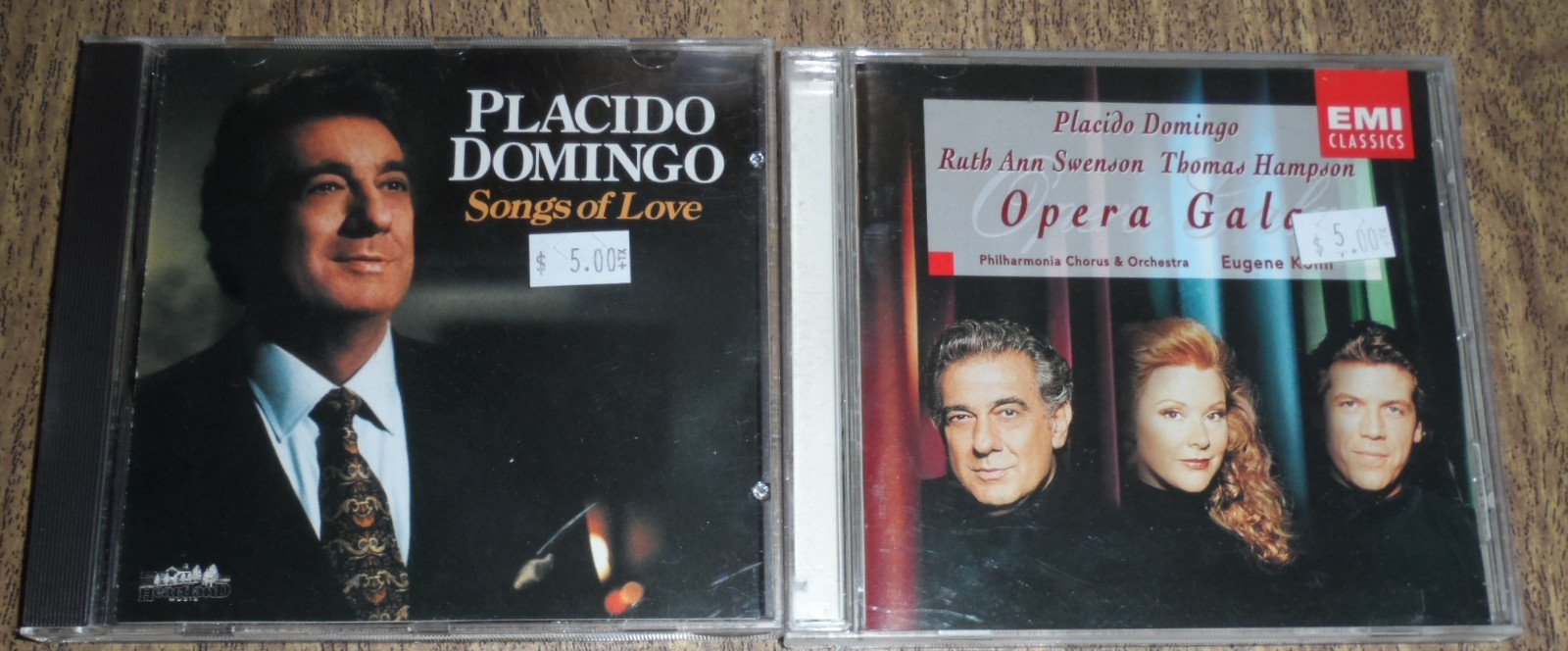 Placido Domingo 2 CD Lot Opera Gala / Songs of Love