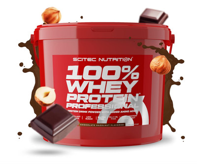 Scitec Nutrition 100% Whey Protein Professional - 5 kg, Schokolade-Haselnuss