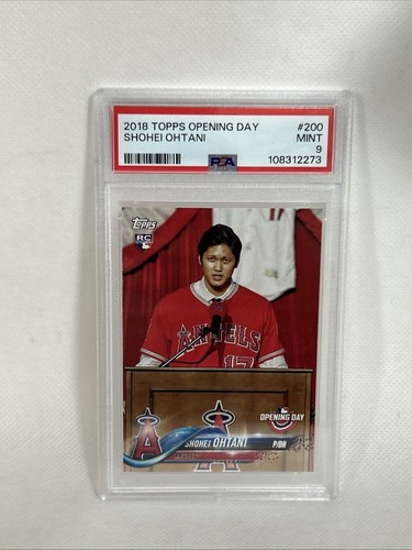 2018 Topps Opening Day Shohei Ohtani Psa 9 #200