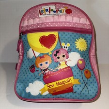 Lalaloopsy 12.5&rdquo;Pink Polka Dot &ldquo;SEW MAGICAL&rdquo;Backpack Very RARE