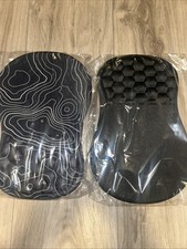 2 Pack Ergonomic Mouse Pad Wrist Support with Memory Foam Massage Bulge 12x8in