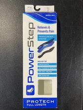 Power Step Protect Full Length Insoles, Size K, Men 14/15