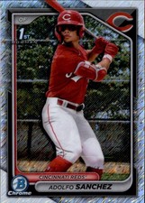 2024 Bowman Chrome #BCP-252 Adolfo Sanchez Prospects Shimmer Refractors
