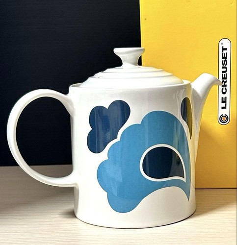 Le Creuset Grand Tetera Pavo Real Paleta Colección Azul 700ml Gres - Imagen 3 de 8