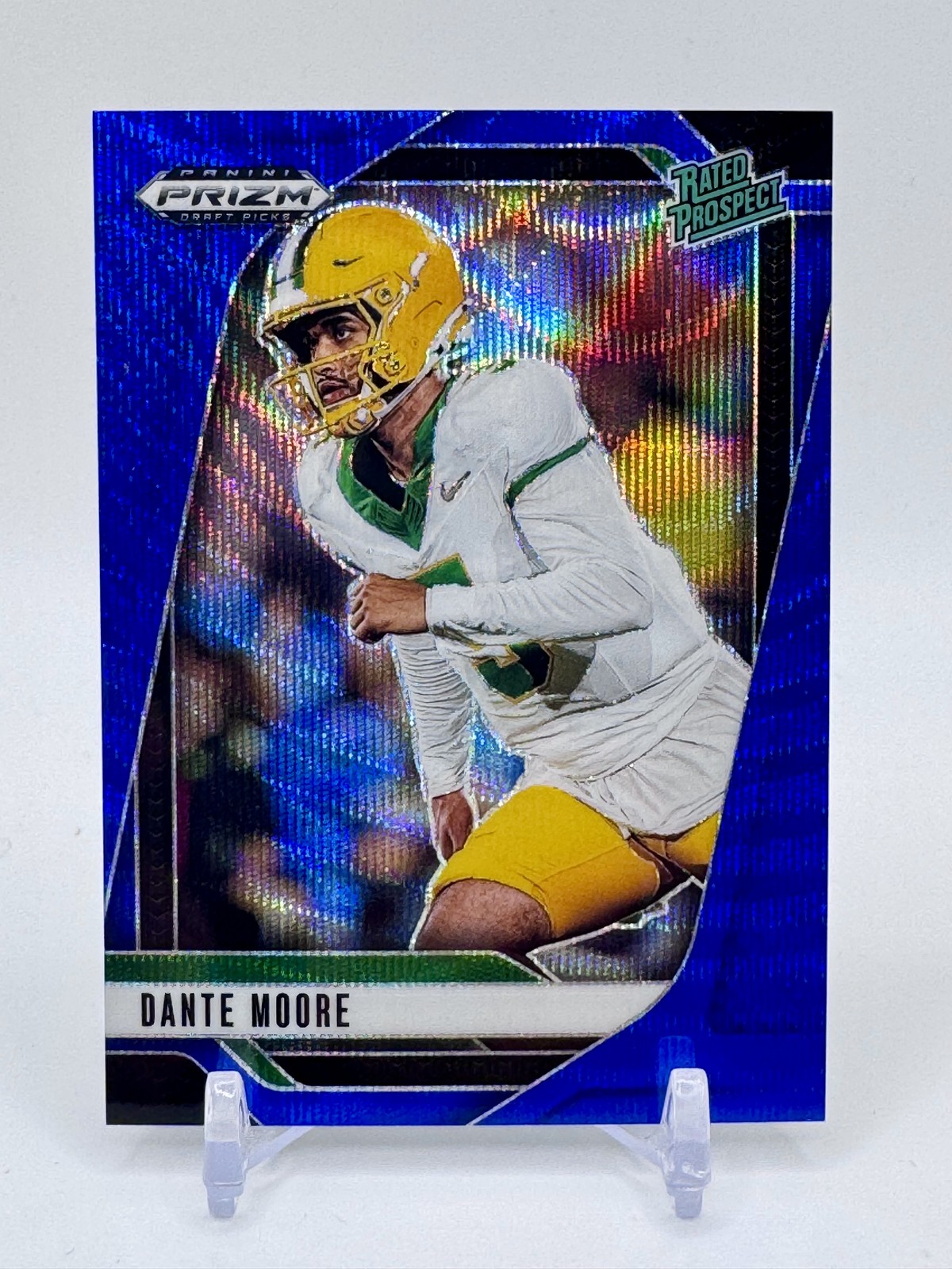 2025 Panini Prizm Draft Picks #164 Dante Moore Prizms Blue Wave #/299