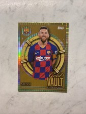 Gold Vault Limited Edition Lionel Messi Barca Collector Tin 25/26 Topps