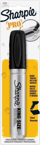 Pro King Size Permanent Marker, Black (1511PP) - Picture 9 of 12
