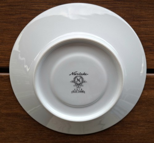 Noritake Japan Blue Charm 5978 Untertassen + Brotteller eingestellt - Bild 5 von 5