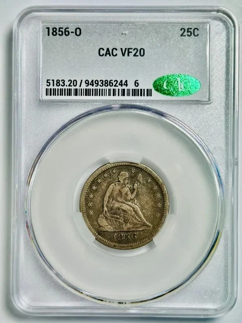 1856 Year Seated Liberty US Quarters (1838-1891) for sale | eBay