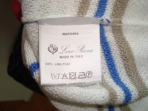 LORA PIANA SHORTSLEEVES 100% LINEN TEE SHIRT MENS SIZE 50 MADE ITALY HARDLY WORN - Picture 7 of 8
