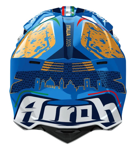 Casco Airoh Wraap Six Days Italia 2025 Off Road Motocross Quad ATV MX - Imagen 4 de 8