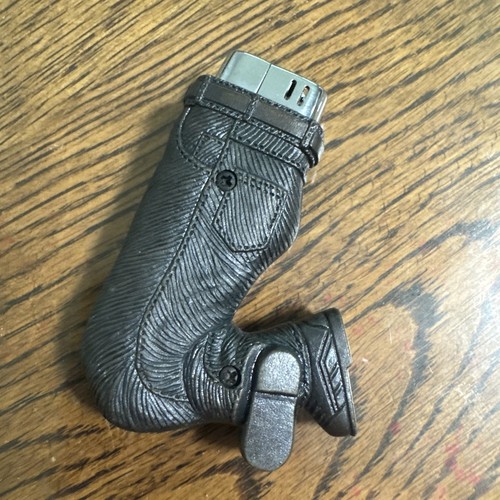 Unique Novelty Lighter – Shaped Like a Leg in Jeans and Boot – Butane (N6) - Picture 2 of 2