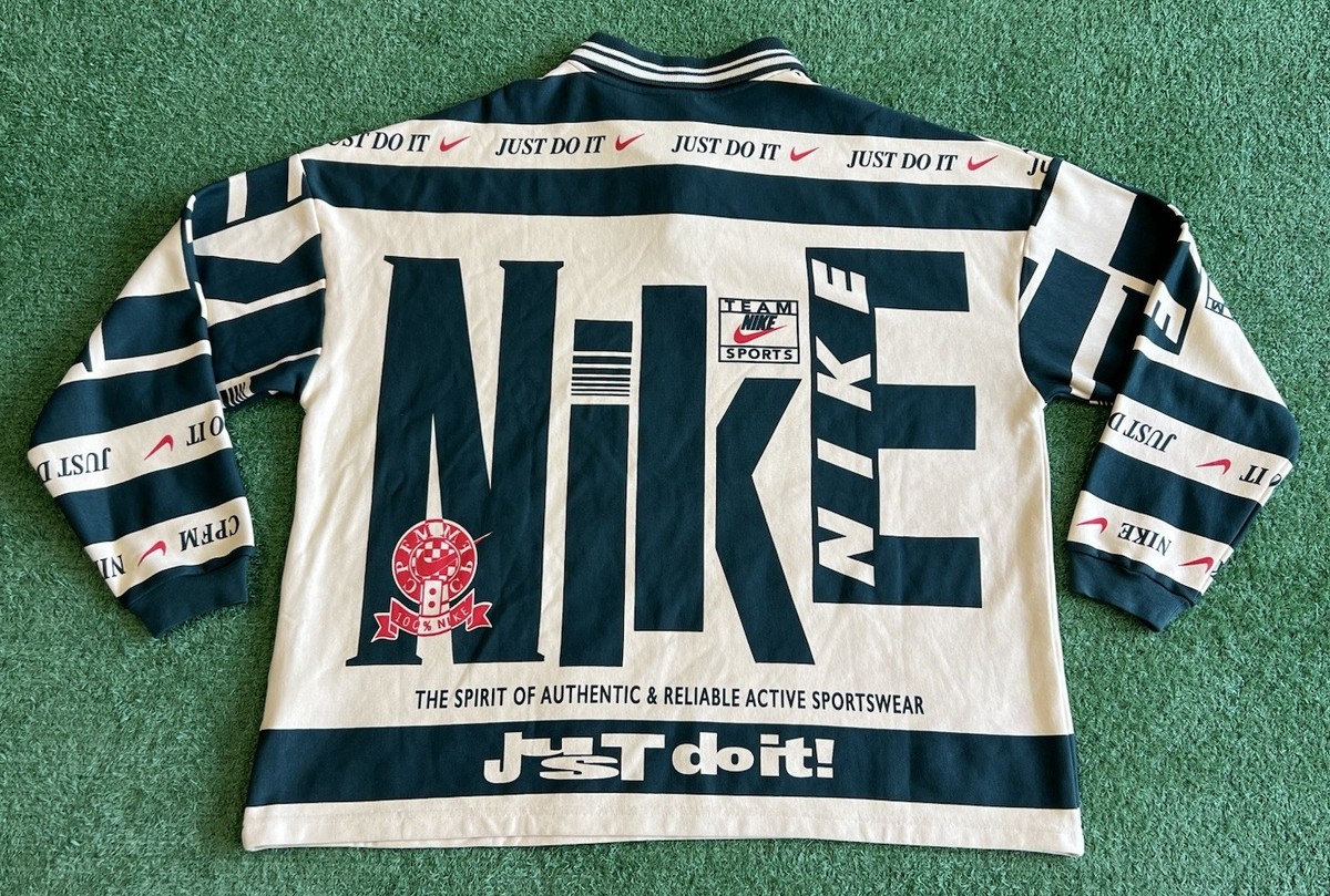 NIKE ナイキ CPFM カクタスプラントLong Sleeve Polo New Nike Cactus Plant Flea Market CPFM Long Sleeve Polo Rugby