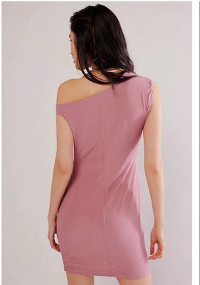 knee length dresses for ladies Free People Midnight Magic Mini Dress  Black