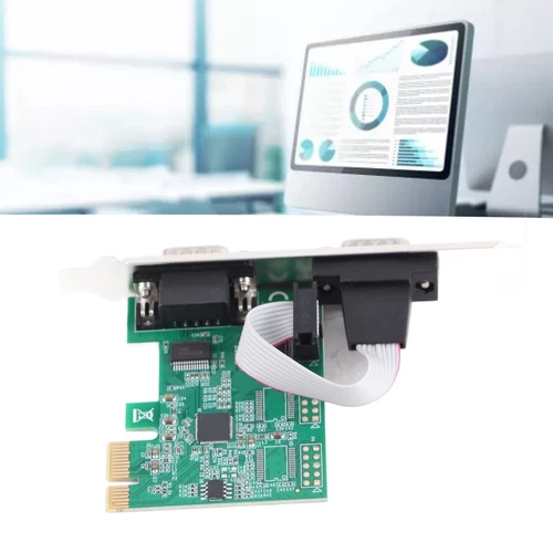 PCIe-Seriell-Karte Minus40 Bis 85 ℃ 2-Port PCI Express X1 Zu Db9 Com Rs232 KUI