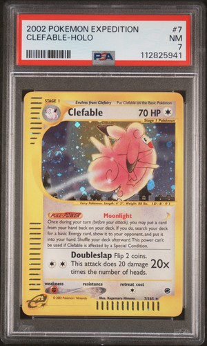 Clefable graded PSA 7 for sale on eBay