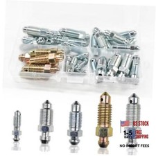 36PCS Brake Bleeder Screw Assortment Kit, SAE Metric Cylinder Bleeder Valve
