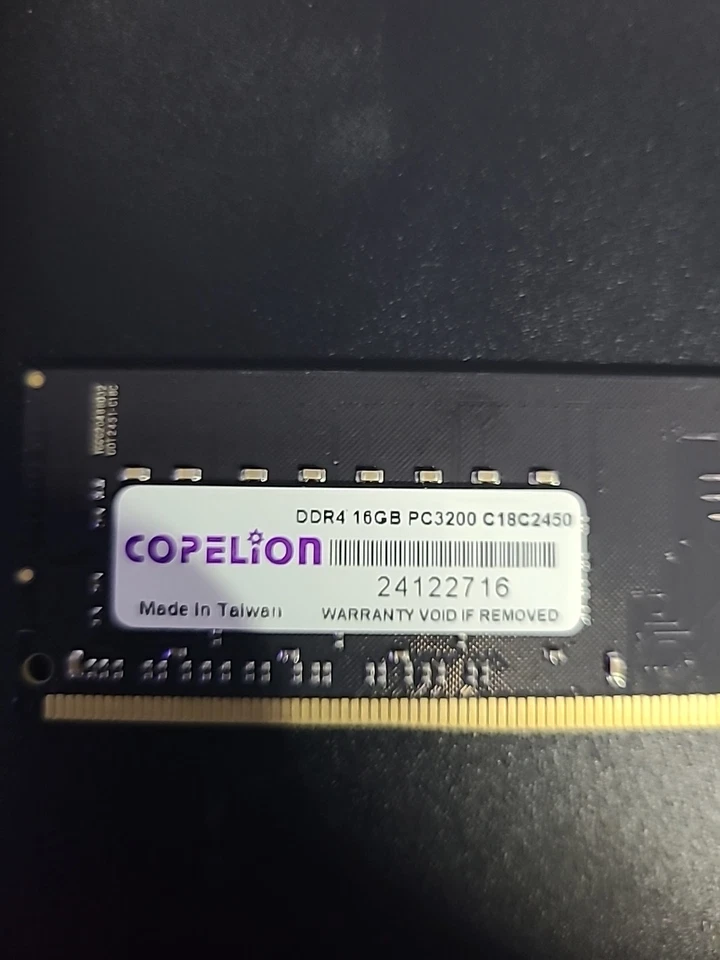 COPELION 16GB DDR4 PC3200 3200MHz Desktop RAM C18C2450 - Image 2 of 2