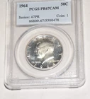 1964 Kennedy Half Dollar PCGS PR67CAM - PROOF COIN CAMEO