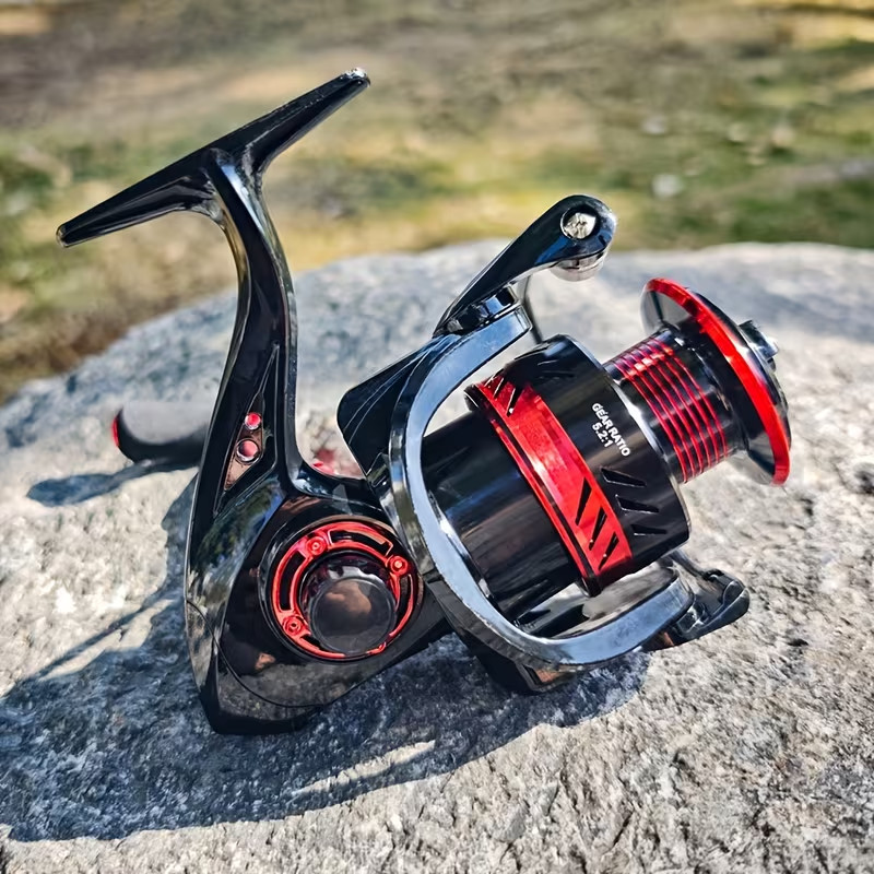 Spinning Reel, 5.2:1 Gear Ratio, 13+1BB Fishing Reel with 33
