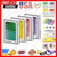 48Pcs Prepared Microscope Slides Specimen Animals Insects Plants Flowers Samp...