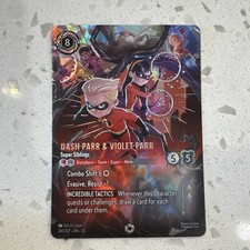 Disney Lorcana Dash Parr Violet Parr Super Siblings 241/207 Enchanted Holo