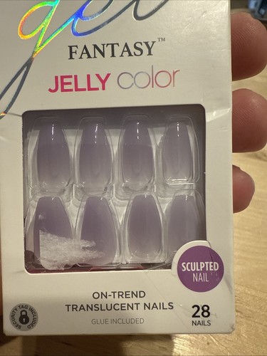 Kiss Gel Fantasy JellyColor Sculpted On-Trend Translucent Nails - M - Bild 3 von 5