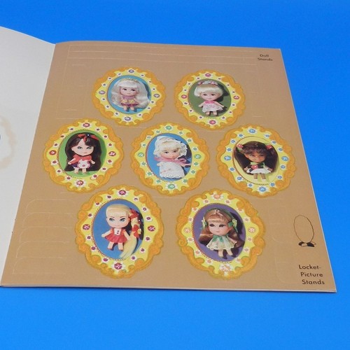 Vintage Liddle Kiddles PAPER DOLLS LOCKETS Book Whitman Mattel 1967 *WOW UNCUT* - Picture 5 of 12